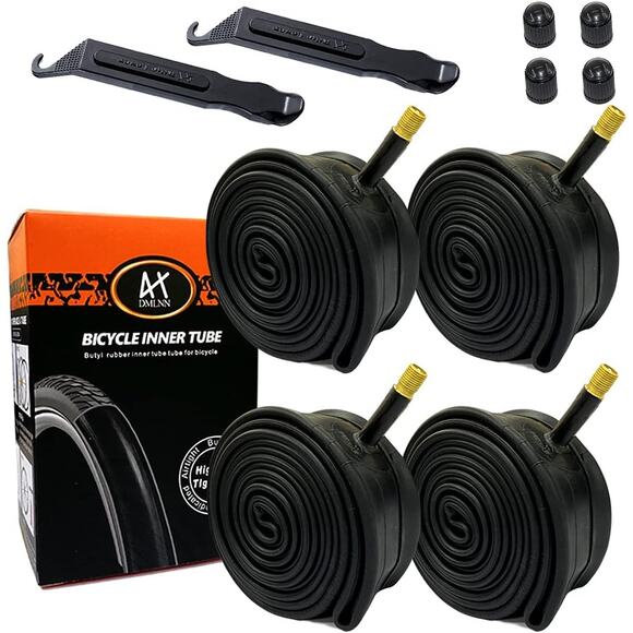 NEW DMLNN 700x18-25c Road Bike Inner Tubes Presta Valve 48mm (2 pack) - Picture 7 of 7